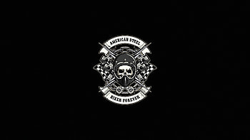 Biker Foreover Dark Minimal , biker, minimalism, minimalist, dark, black, artist, artwork, digital-art HD wallpaper