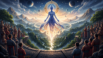 Ascendant Celestial God —, God, Meditation, Deity, Celestial HD wallpaper