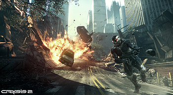 crysis-2, suit, man, war, crysis HD wallpaper