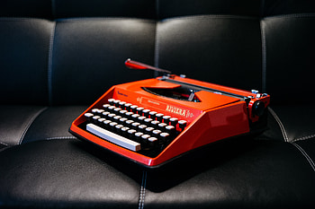 Miscellanea, Miscellaneous, Retro, Sofa, Typewriter HD wallpaper