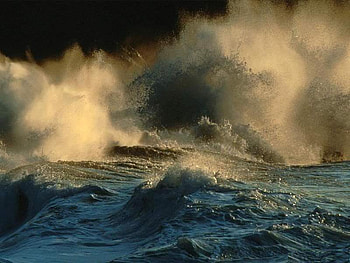 Mad Ocean, water, ocean, forcefull, splash HD wallpaper