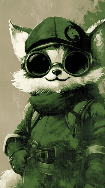 Emerald Scout Teemo — League of Legends Mobile, video game, League Of Legends, green HD phone wallpaper