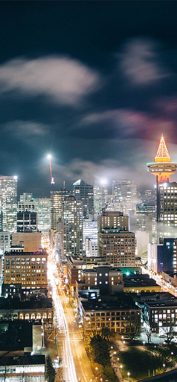 Vancouver Skyline, Travels, , Canada HD phone wallpaper