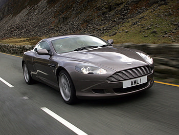 Auto, Nature, Aston Martin, Cars, Asphalt, Front View, Grey, Speed, Style, 2004, Db9 HD wallpaper