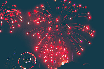Holidays, Sky, Salute, Holiday HD wallpaper