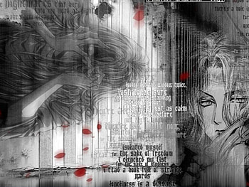 Help Me Disappear, anime, note, woman HD wallpaper