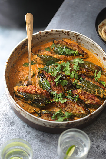 Paneer stuffed jalapeno, Spicy curry, Flavourful dish, Vegetarian delight HD phone wallpaper