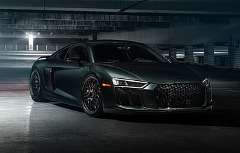 Front, sprots car, Audi R8 HD wallpaper