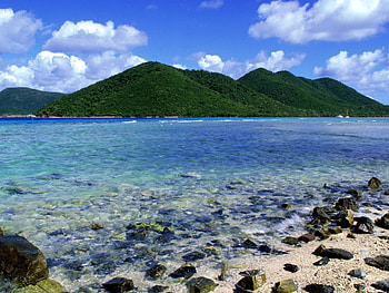 Mary Creek and Point North Shore St. John, landscape, nature HD wallpaper