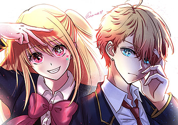 Ruby Hoshino & Aquamarine Hoshino, Aquamarine Hoshino, Ruby Hoshino, Anime, Oshi no Ko HD wallpaper