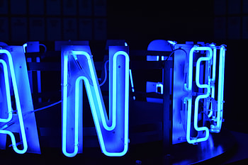 Miscellanea, Miscellaneous, Neon, Backlight, Illumination, Letter HD wallpaper