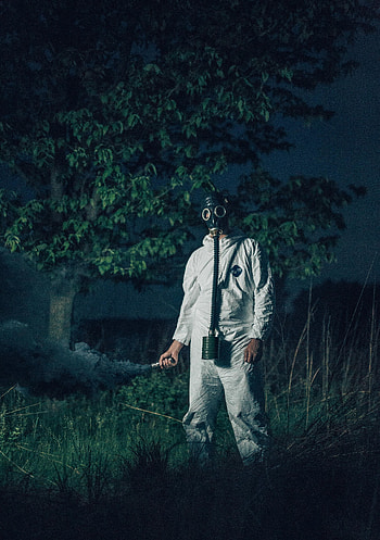 Smoke, Miscellanea, Miscellaneous, Mask, Gas Mask, Human, Person, Equipment, Outfit, Respirator HD phone wallpaper