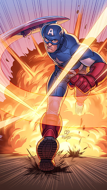 Captain America, Superhero, Captain America Marvel HD phone wallpaper