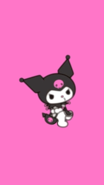 Kuromi, magenta, pink HD phone wallpaper