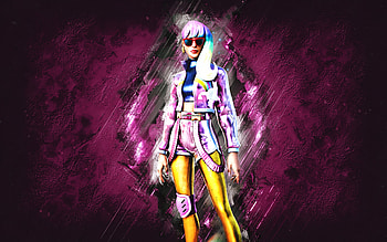 Fortnite Dawn Skin, Fortnite, main characters, purple stone background, Dawn, Fortnite skins, Dawn Skin, Dawn Fortnite, Fortnite characters HD wallpaper