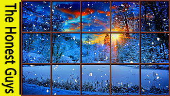 WINTER WINDOW SNOW SCENE () - Living with Ambient Fireplace Sounds - YouTube HD wallpaper
