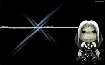 Little Big Planet Septhiroth, littlebigplanet, ff7, septhiroth, anime HD wallpaper