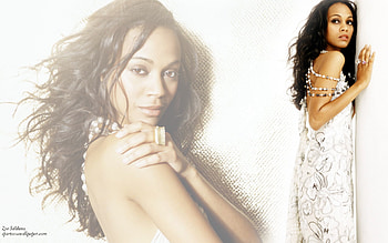 Zoe Saldana, Celeb actress, backgrounds, Home screens HD wallpaper