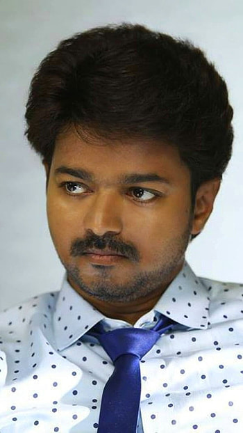 Nadigar Vijay, Blue Tie, formal look HD phone wallpaper