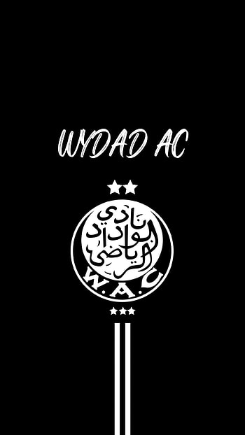 Wydad Logo Black, wac HD phone wallpaper