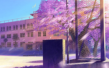 Anime School Background HD wallpaper