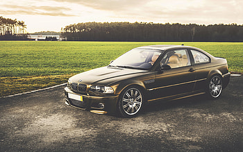 Trees, Grass, Bmw, Cars, Side View, M3 HD wallpaper