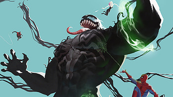 Venom Newart 2020, venom, superheroes, artwork, artist, digital-art, artstation HD wallpaper