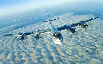 Tupolev Tu-95 'Bear', Tupolev Tu95 Bear, Red Air Force, Russian Air Force, Soviet Air Force HD wallpaper
