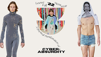 Loewe, Fall 2022 menswear, Physical manifestation, Cyber absurdity HD wallpaper