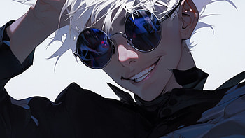 Gojo Satoru JJK, Jujutsu Kaisen, Anime, anime boy HD wallpaper