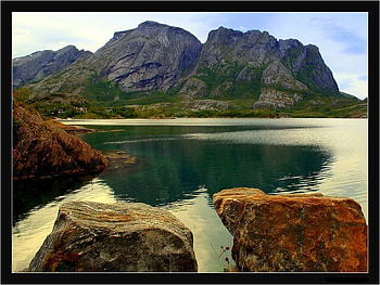 Landscape, Rivers, Stones, Mountains HD wallpaper