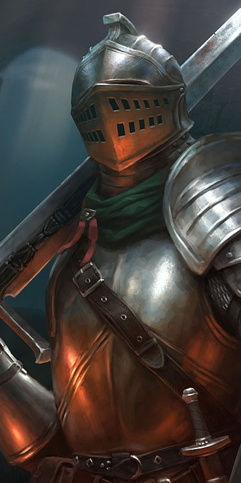 armor, sword, warrior, knight, video game, Dark Souls HD phone wallpaper