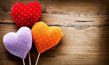 Love, wooden, colorful, graphy, colors, wood, with love, hearts, heart, for you, valentines day HD wallpaper