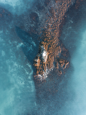 Nature, Water, View From Above, Fog, Relief, Island, Misty HD phone wallpaper
