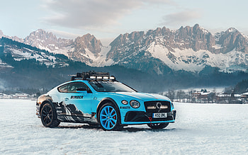 Bentley Continental GT Ice Race, offroad, winter, 2021 cars, superars, 2021 Bentley Continental GT, Bentley HD wallpaper