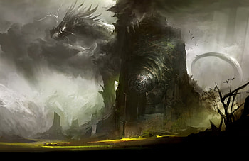 dragon, cg, abstract, 3d HD wallpaper