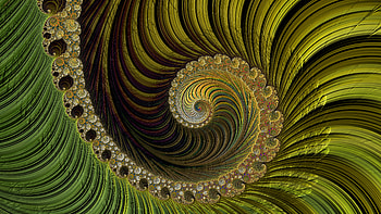 Trippy Psychedelic Fractal, colorful, colors, green, Abstract, fractal, abstract green HD wallpaper
