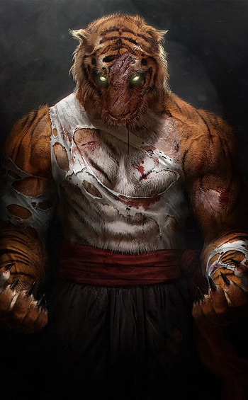 Tiger warrior, humanoid, art . Tiger artwork, Fantasy art warrior, Tiger art, Tiger Man HD phone wallpaper