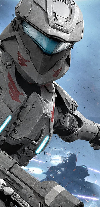 Halo: Spartan Assault, Suit and gun, War , Samsung Galaxy HD phone wallpaper