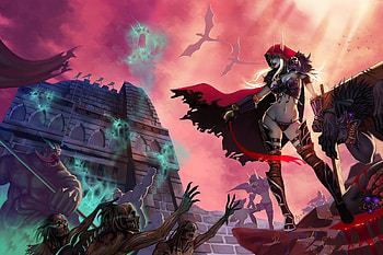 Dragons, World of Warcraft, Blood elf, Sylvanas HD wallpaper