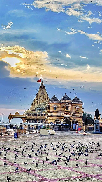 Somnath Mahadev, Sky Background HD phone wallpaper