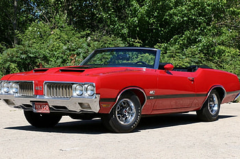 1970 4-4-2 W-30 Convertible, Classic, GM, Red, 1970 HD wallpaper