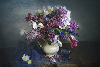 Still Life, vase, Still, life, flower HD wallpaper