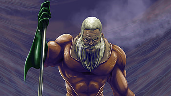 Bearded Aquaman, aquaman, superheroes, artist, artwork, digital-art, behance HD wallpaper