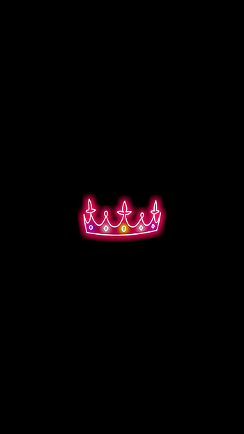 Crown, Glow in the Dark HD phone wallpaper