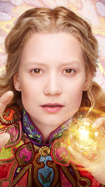 Alice, Looking Glass, Mia Wasikowska, Movies HD phone wallpaper