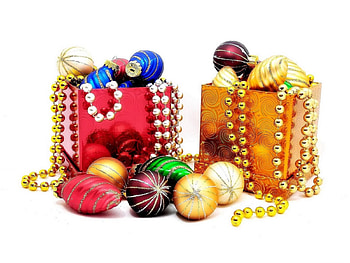 Holidays, Decorations, Christmas Decorations, Christmas Tree Toys, Boxes, Variety, Diversity HD wallpaper