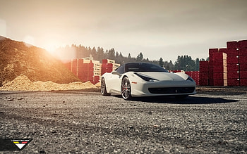 Ferrari Italia 458 Vorsteiner, ferrari, ferrari-italia, red, cars, racing, ferrari-458 HD wallpaper
