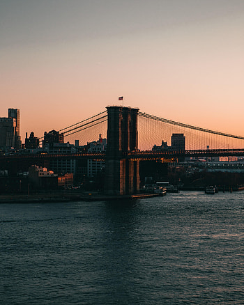 Cities, Usa, City, Building, Bridge, United States, New York, Brooklyn HD phone wallpaper