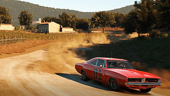 Forza Racing, General Lee Car HD wallpaper
